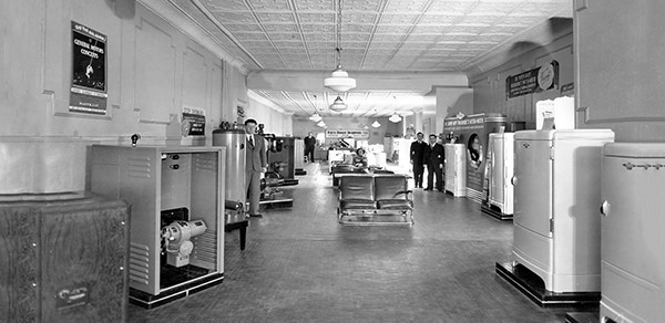 Looking back Dorseys showroom carousel