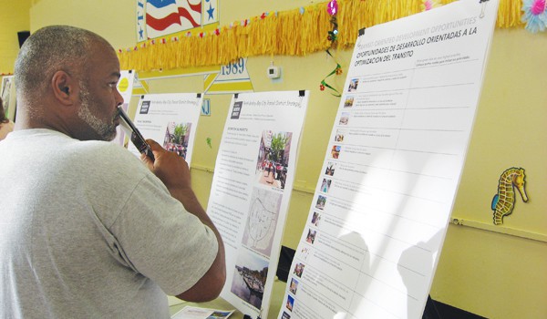 A resident looks at the suggestions to help Perth Amboy.