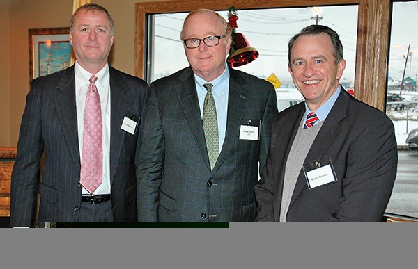 Bob Malecki, CEO Clark Smith and Craig Brown. *Photo by Paul Wang
