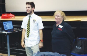 Kasey Carratala, left, and Dr. Shirley Smoyak. Photo submitted.