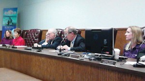 The South Amboy City Council discusses the upcoming fireworks. Photo by Mariyah Wojcik