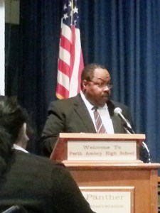 Fiancée of HR Manager Bernice Marshall, Charles Simmons. *Photos by Carolyn Maxwell