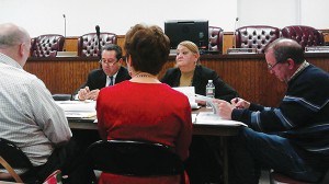 The South Amboy City Council discusses the 2014 Budget. *Photo by Mariyah Wojcik
