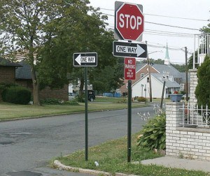 PERTH AMBOY - Mary Street - Residents said that they received short notice that their street would be changed to one-way. *Photos by Joe Bayona