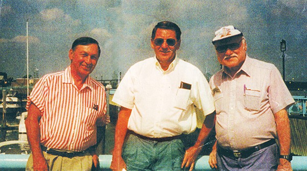 Happy Days at the Perth Amboy Waterfront Andrew Book, Edward Pavlovsky, Peter Book *Photo Courtesy of Peter Book