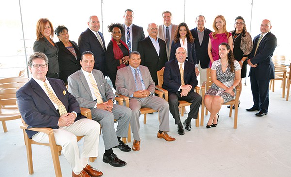 Pictured are the members of the 28th Annual Roberto Clemente Gala planning committee, gala honorees- Stephen E. Fauer, Vanessa Mendez of Tropical Cheese Industries and employees, Enrique Hernandez and Tito Lopez, President of the Criollos Athletic Club, PRAHD executive staff members, the Board of Directors and gala Mistress of Ceremonies, FiOS1 News Anchor/Reporter Nancy Ward. *Photo Submitted