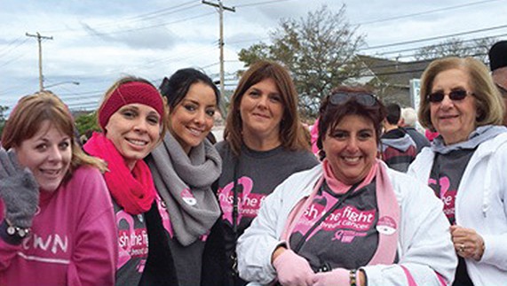 Team Amboy walked the 5K event and collected donations. Employees (L to R): Dana Forcarino, Deirdre Messina, Sylvia Rapoport, Debbie Dembowski, Theresa Geraci and Peggy Dembowski