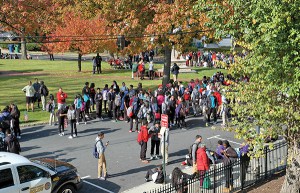 City Hall Circle During the Bill of Rights Celebration 11/11/14 *Photo By Paul W. Wang