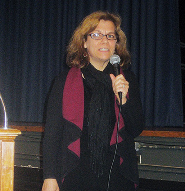 Dr. Elissa F. Brown  gives  her presentation on Gifted & Talented  *Photo by Katherine  Massopust