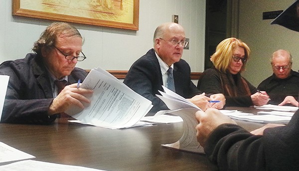 SOUTH AMBOY - Newly Appointed Councilman Tom Reilly at the 2/4/15 Business Meeting. *Photo by Carolyn Maxwell