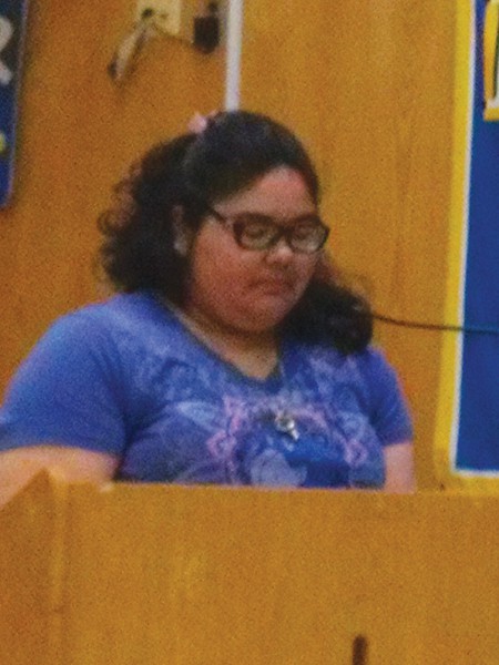 By: Katherine Massopust PERTH AMBOY – High School Student Stephanie Rodriguez requested that only 3 minutes be given to her for speaking time during the public portion of the 8/20/15 Board of Education Meeting. Speaking very quickly, Stephanie stated that the proposed 3 minute rule was insufficient to get across what a person needs to be said. “If you have 2 hours in executive session (giving the public 5 minutes is a small percentage of your time). After her 3 minutes were up, a very rapidly speaking Stephanie’s time was over, and her point was made.