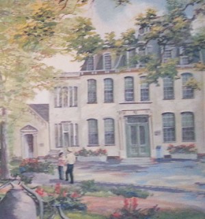 City Hall, Part of Mural painted by Tom Ward, located inside a High Street Residence *Photos by Carolyn Maxwell