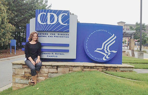 PAHS Biology Teacher Rebecca Souza at the CDC *Photo Submitted