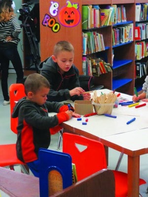 Children enjoy activities * Photos by Bob Ned