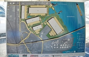 Artist’s rendering of the plans for the new Logistics Center