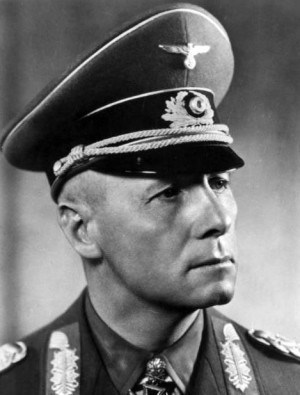 Erwin Rommel, commander of the German Africa Korps