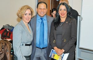 Dianne Roman, Mayor’s Aide, Irving Lozada, Newark Deputy Mayor Jackie Quilles