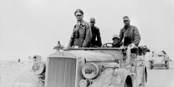 Nazi General Erwin Rommel launched an offensive in Libya in 1941. He is seen here in 1943. commons.wikimedia.org