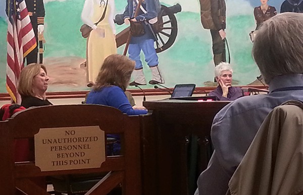 PERTH AMBOY - Judy Verrone from the DeCotiis Law Firm was present at the 2/24/16 Council Meeting. *Photo by the Carolyn Maxwell