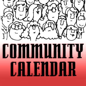 community calendar gradient w people