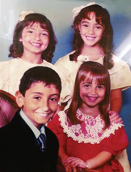 PERTH AMBOY - Happy Mother’s Day from the Petrick Family of Petrick’s Florist - Anthony 7, Rose 6, Nicole 5, Katherine 3 Photo taken on 2005/6 *Photo Courtesy of the Petrick Family This Photo was restored under a grant for the Kearny Cottage Archiving project by the Middlesex Cultural and Heritage Commission