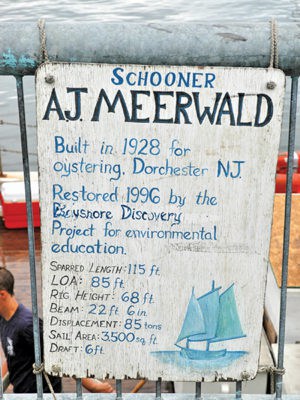 Information about the A.J. Meerwald