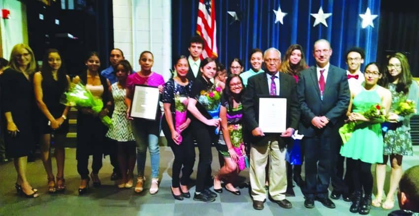 Meritorious Students, Parents, Teacher Honored