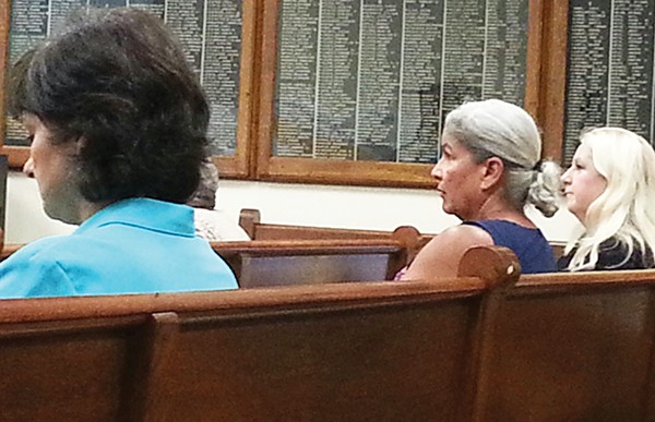 Christine Dispenziere, Maria Vera and Maria Garcia at the 7/13/16 Council Meeting *Photo by Carolyn Maxwell