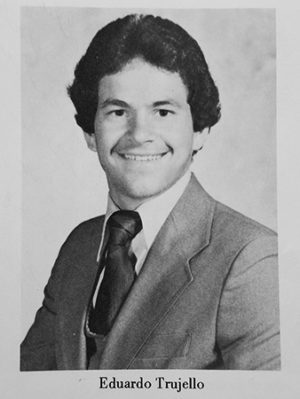 Eddie Trujillo High School Yearbook Photo