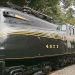 PRR/Westinghouse Model GG-1, 4,620 HP locomotive. This train regularly passed through Pert Amboy during its appointed rounds.