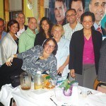 Leslie Dominguez-Rodriguez poses with the candidates