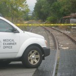 The Medical Examiner’s Car at the scene