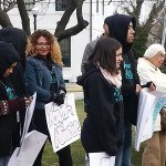 Y.O.U. MATTER mingle with a local resident