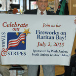 BID Chair Barry Rosengarten promotes the July 2, 2015 Fireworks